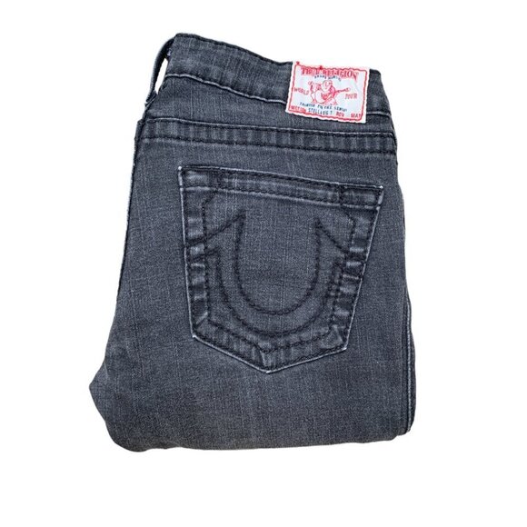 Vintage True Religion Jeans Size 31 STELLA BIG T Gray - Picture 3 of 6